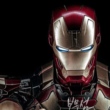 Iron Man MK5 Silver Helmet