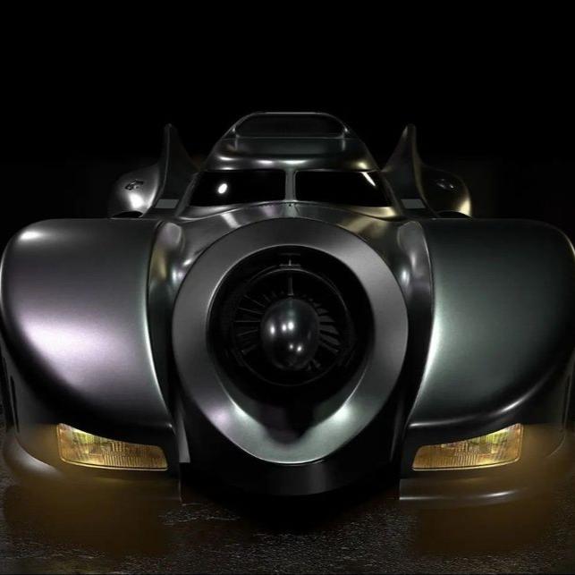 Batmobile en alliage métallique moulé sous pression